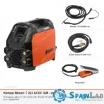 Kemppi Minarc T 223 ACDC GM, chłodzony gazem, uchwyt TX 225GS 8 m + pedał FR41