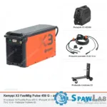 Kemppi X3 FastMig Pulse 450 G, chłodzony gazem, podajnik HD300, przewód 10 m