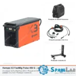 Kemppi X3 FastMig Pulse 450 G, chłodzony gazem, podajnik HD300 Rotameter, przewód 10 m