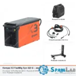 Kemppi X3 FastMig Syn 420 G, chłodzony gazem, podajnik HD300, przewód 10 m