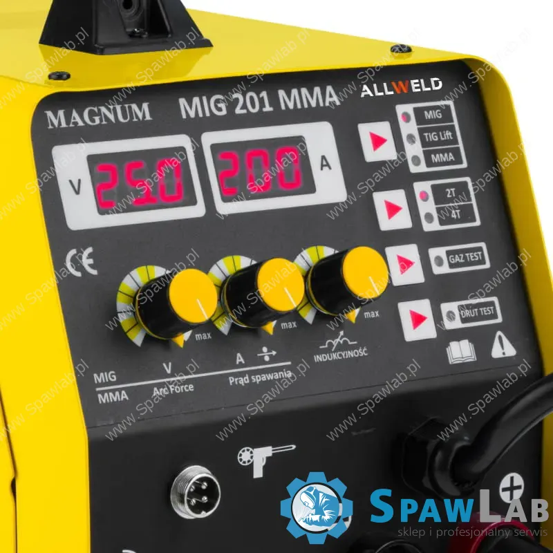 Magnum Półautomat Spawalniczy MIG 201 MMA IGBT U MI 201MMA, zdjęcie 3