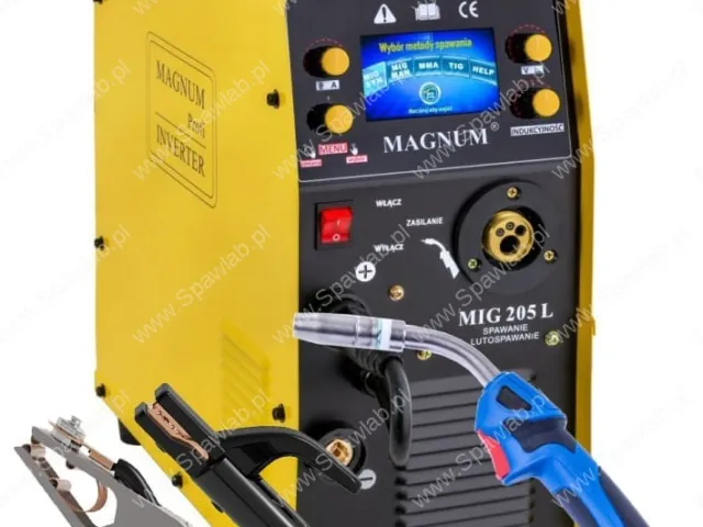 Magnum Półautomat Spawalniczy MIG 205L LCD Synergia U MI 205L AUT