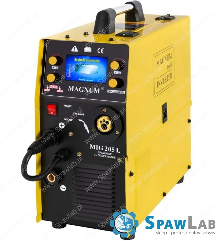 Magnum Półautomat Spawalniczy MIG 205L LCD Synergia U MI 205L AUT, zdjęcie 7