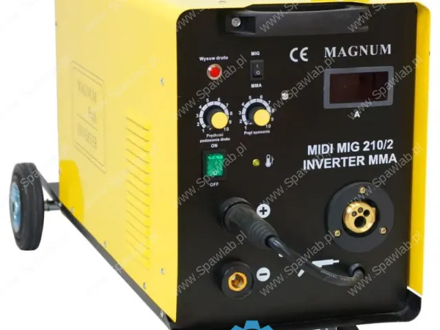Magnum Półautomat Spawalniczy MIG 210/2MMA Synergia 4×4 U MI 210/2MMA