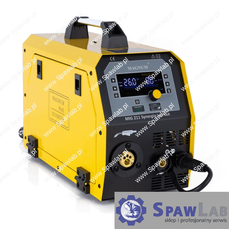 Magnum Półautomat Spawalniczy MIG 211 SYNERGIA LED 4×4 U MI 211 SYN LED