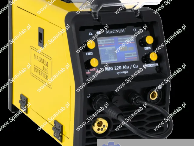 Magnum Półautomat Spawalniczy MIG 220 ALU/CU LCD Synergia U MI 220AL CU