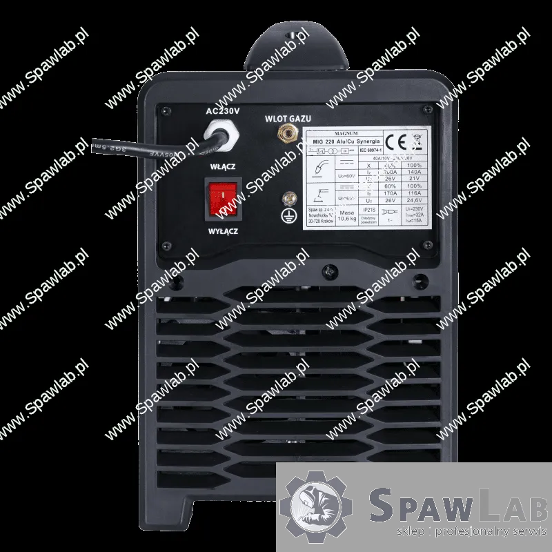 Magnum Półautomat Spawalniczy MIG 220 ALU/CU LCD Synergia U MI 220AL CU, zdjęcie 9