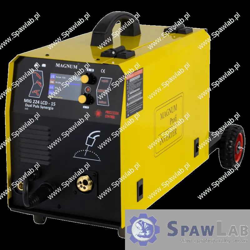 Magnum Półautomat Spawalniczy MIG 222 Dual puls synergia U MI 224 LCD, zdjęcie 4