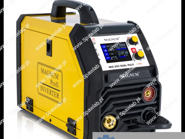 Magnum Półautomat Spawalniczy MIG 223 Dual puls Synergia U MI 223 DP LCD