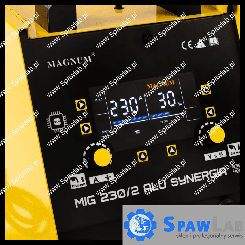 Magnum Półautomat Spawalniczy MIG 230/2 AL SYNERGIA U MI 230/2AL SY, zdjęcie 6