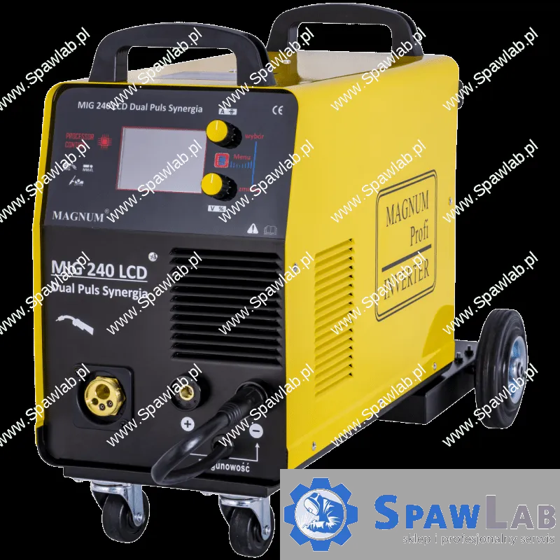 Magnum Półautomat Spawalniczy MIG 240 Dual puls LCD U MI 240 DP LCD, zdjęcie 4