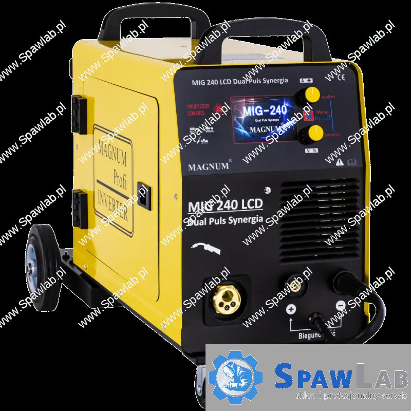 Magnum Półautomat Spawalniczy MIG 240 Dual puls LCD U MI 240 DP LCD, zdjęcie 5