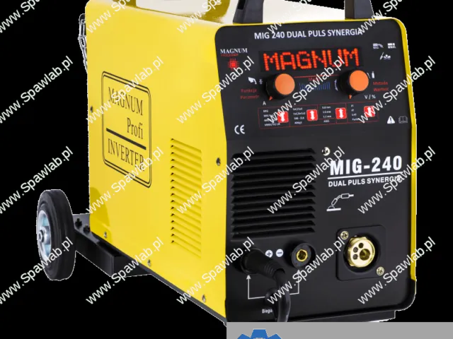 Magnum Półautomat Spawalniczy MIG 240 Dual puls Synergia U MI 240 DP