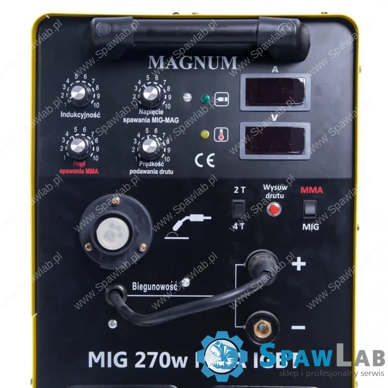 Magnum Półautomat Spawalniczy MIG 270 w IGBT MMA U MI 270 Wigb, zdjęcie 2