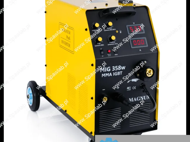 Magnum Półautomat Spawalniczy MIG 358W MMA 4×4 U MI 358W MMA