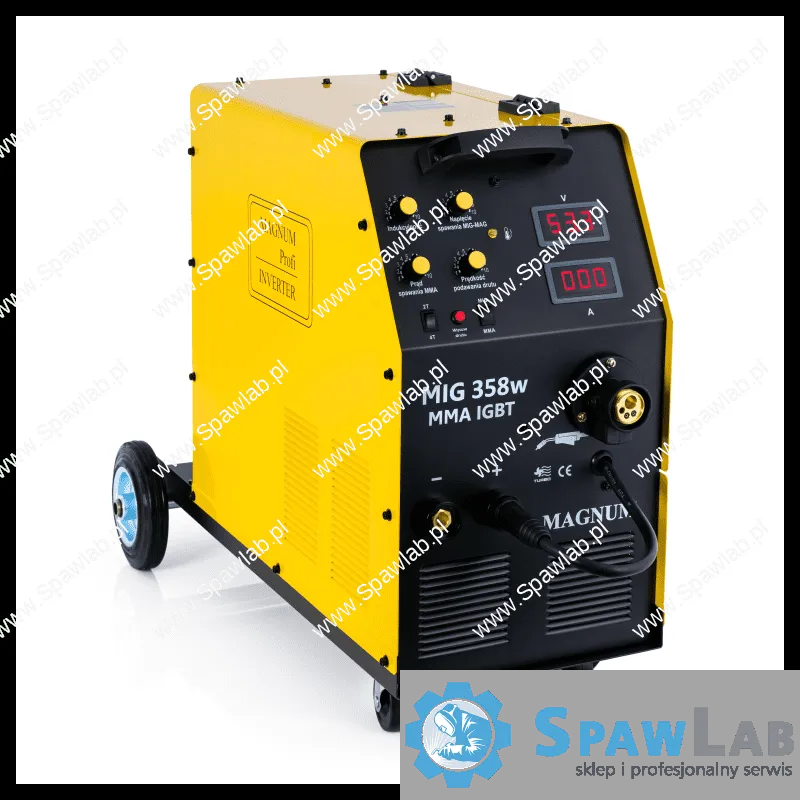 Magnum Półautomat Spawalniczy MIG 358W MMA 4×4 U MI 358W MMA