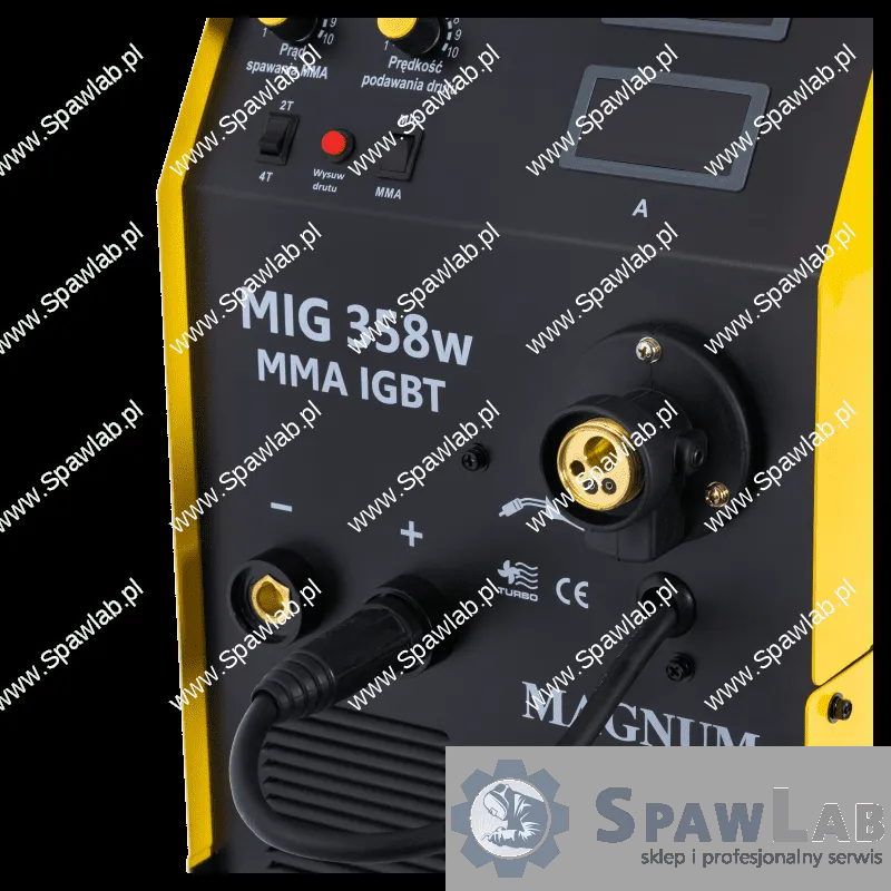Magnum Półautomat Spawalniczy MIG 358W MMA 4×4 U MI 358W MMA, zdjęcie 3