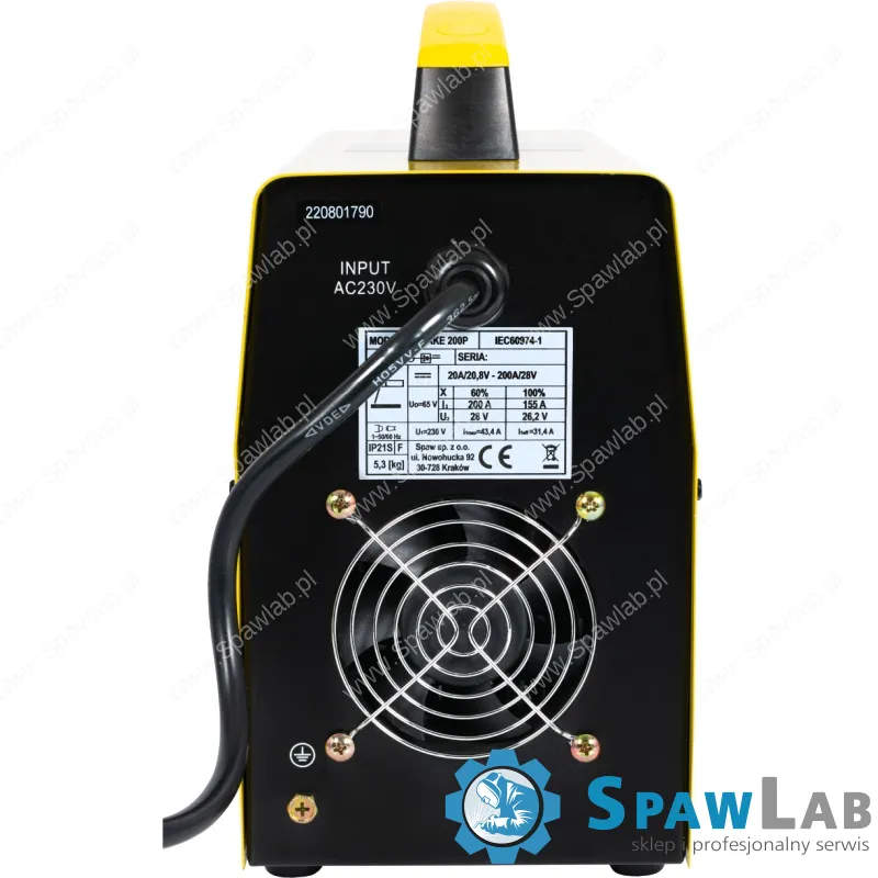 Magnum Spawarka Inwertorowa Snake 200 II MMA IGBT U i SNA 200IIW, zdjęcie 6