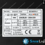 Magnum Spawarka inwertorowa SNAKE 200I ALU BOX U I SNA200IAL, zdjęcie 5