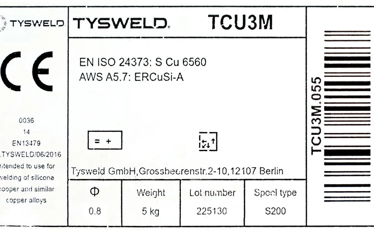 MIG drut spawalniczy do lutospawania CuSi3 0.8x5kg, zdjęcie 3