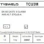MIG drut spawalniczy do lutospawania CuSi3 1.0x5kg, zdjęcie 3