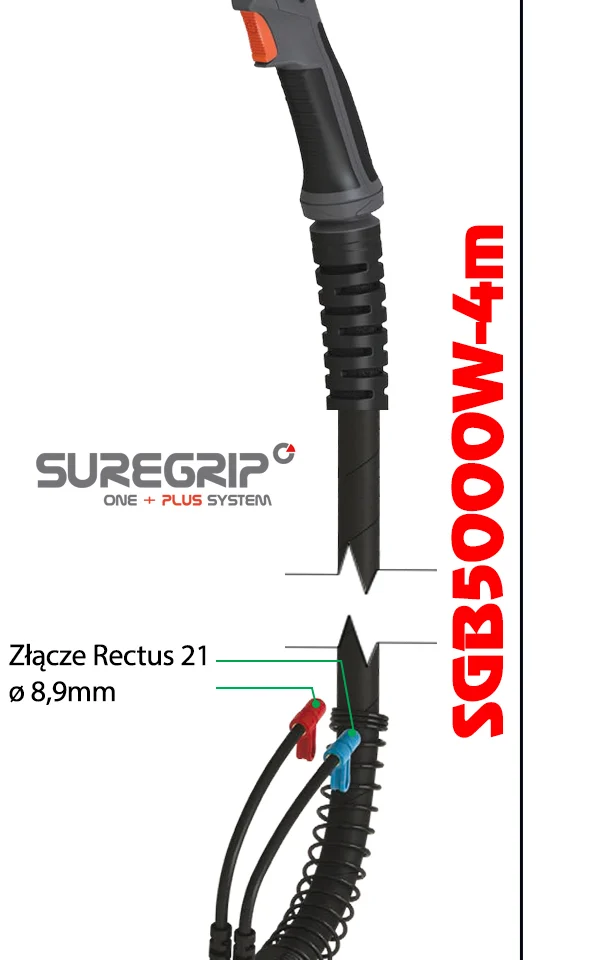 MIG UCHWYT SPAWALNICZY PARKER SUREGRIP ERGO 5000W PAK X 4m, zdjęcie 2