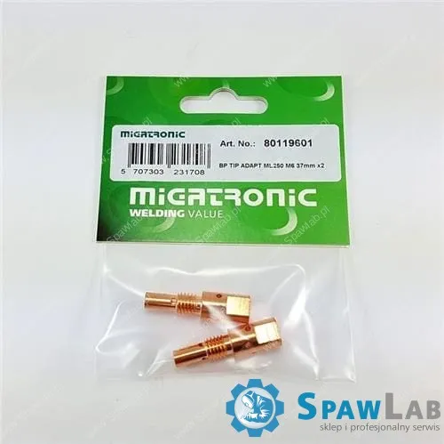 Migatronic Adapter końcówki prądowej ML250 M6 37mm (2 szt.)