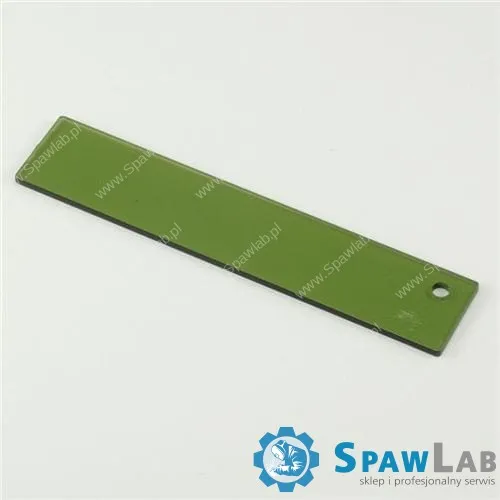 Migatronic Ciemnozielone szkło pleksi f/JBO 22x108mm 10 szt.