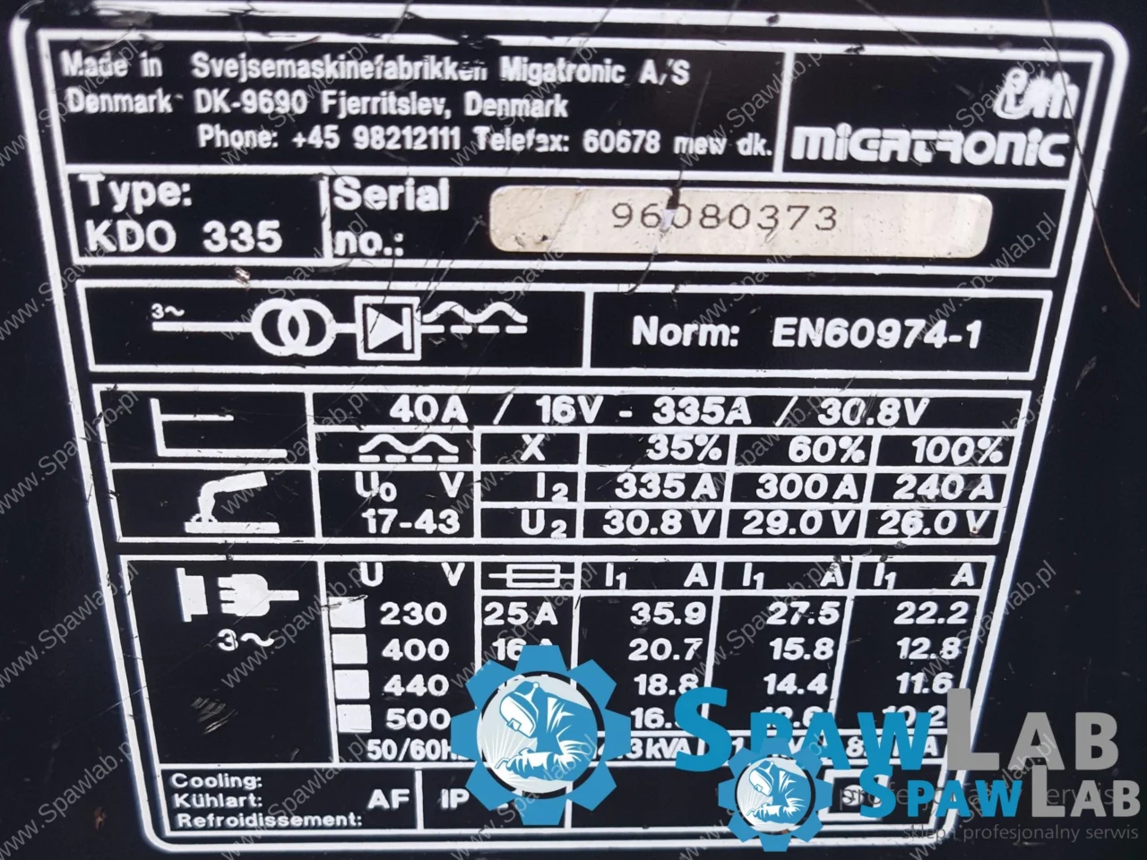 MIGATRONIC DYNAMIG 335, zdjęcie 6