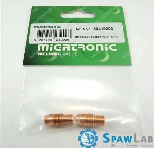 Migatronic Korpus tulejki zaciskowej Ø2.4 mm TIG 101/301
