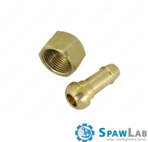 Migatronic Króciec do węża 3/8″ x 8 mm z luźną nakrętką