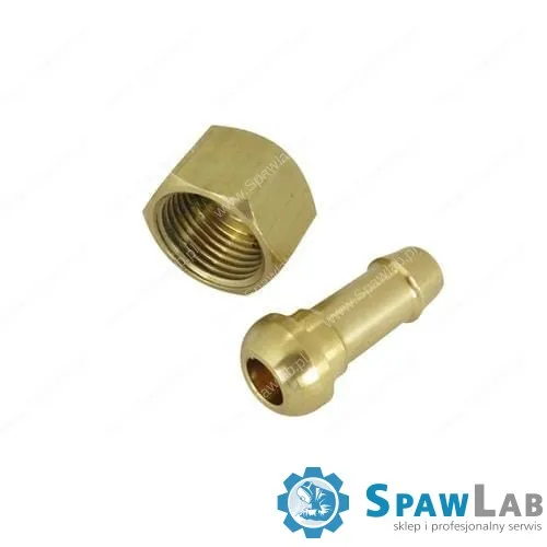 Migatronic Króciec do węża 3/8″ x 8 mm z luźną nakrętką