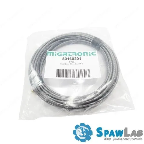 Migatronic Linka stalowa niebieska, ø1.5×4.0x10m dla drutu ø0.8-1.0mm