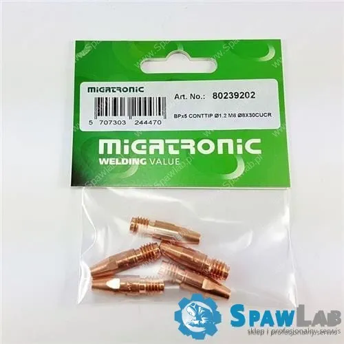 Migatronic Opakowanie z czujnikami kontaktowymi ø1.2 M8 ø8x30mm CuCrZr X5