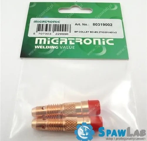 Migatronic Paczka Korpusów tulei zaciskowych Ø3,2 TIG201/401 X2