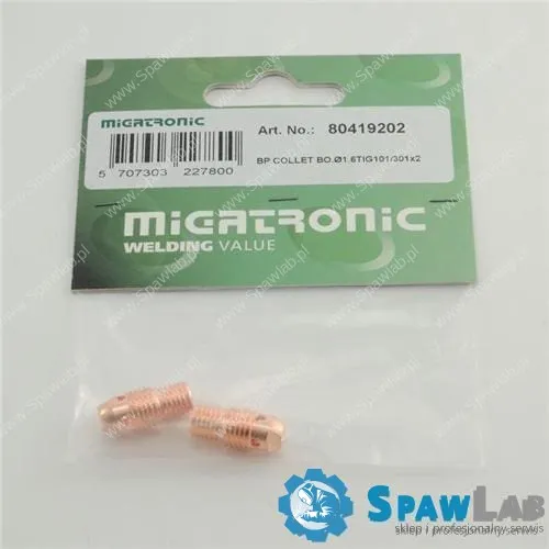 Migatronic Paczka Uchwytów elektrod ø1.6TIG101/301 X2