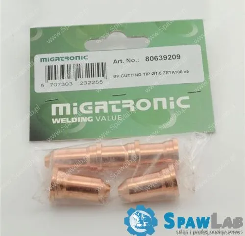 Migatronic Paczka z końcówką tnącą ø1.5 for ZETA100