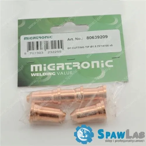Migatronic Paczka z końcówką tnącą ø1.5 for ZETA100