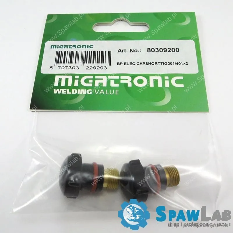 Migatronic Paczka z krótkimi nasadkami elektrody TIG 201-401 X2