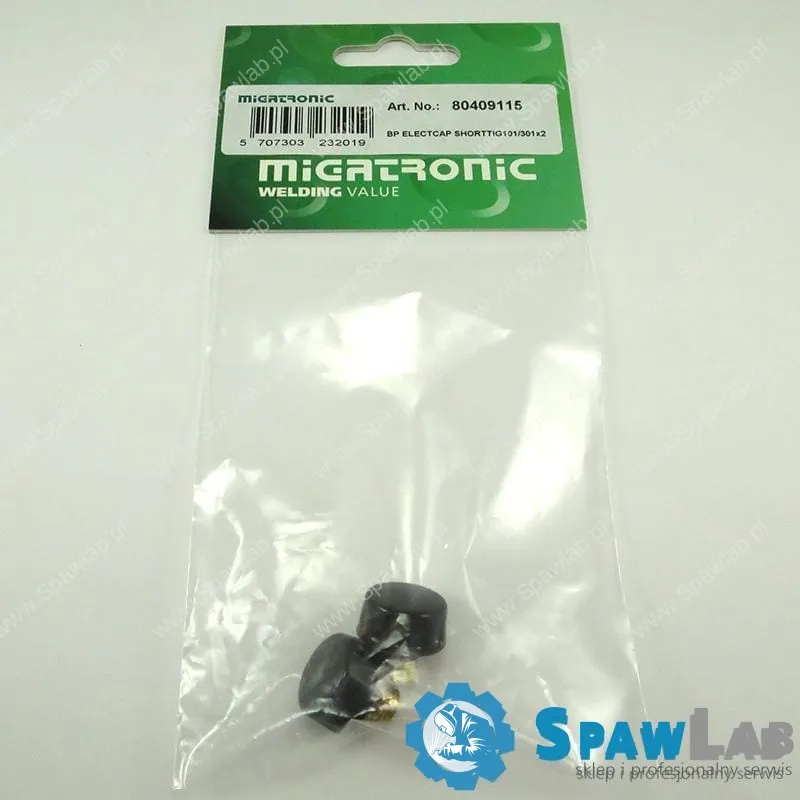 Migatronic Paczka z krótkimi nasadkami elektrody TIG101-301 X2