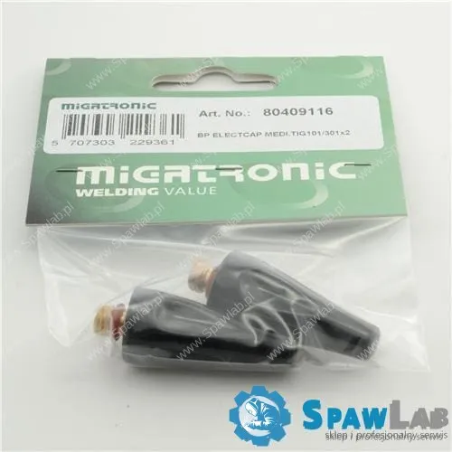 Migatronic Paczka z średnimi nasadkami elektrody TIG101-301 X2