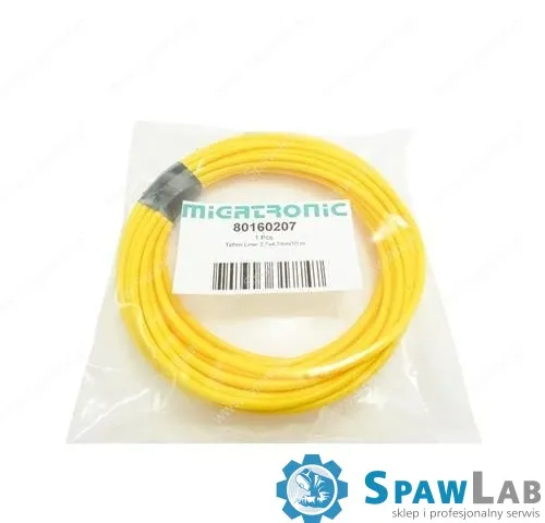 Migatronic Prowadnik drutu teflonowy (PTFE) 1.6-2.0 mm żółty, 10m