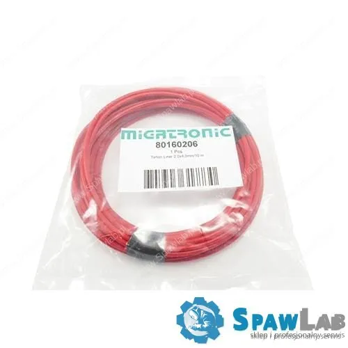 Migatronic Wkładka PTFE czerwona, ø2.0×4.0x10m dla drutu ø1.2-1.6mm