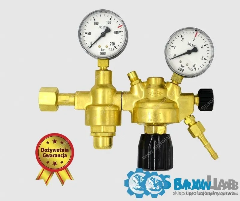 Perun - reduktor butlowy dwustopniowy do CO2