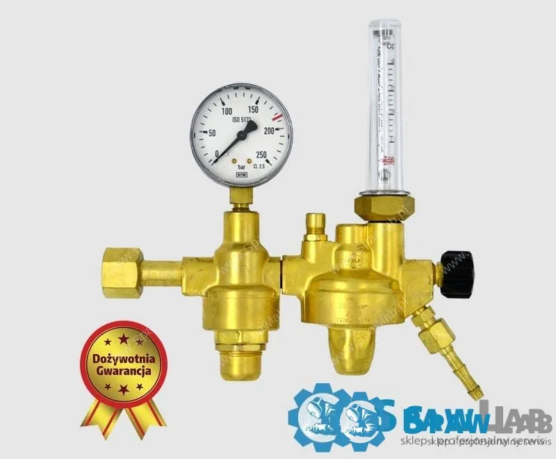 Perun - reduktor butlowy dwustopniowy do CO2