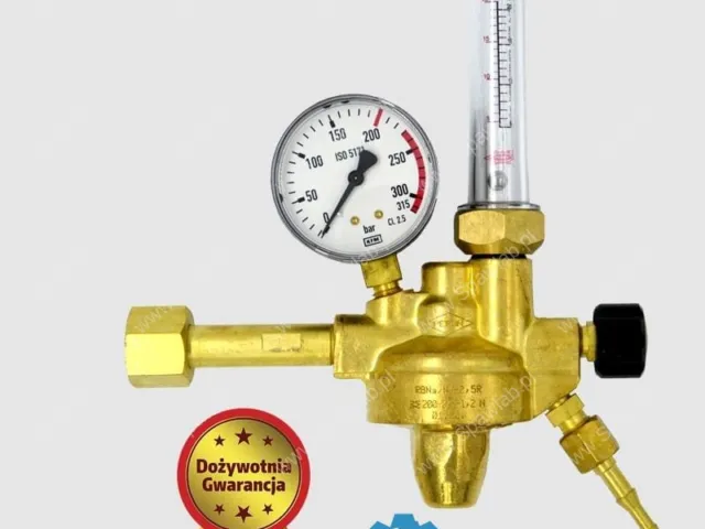 Perun - reduktor butlowy jednostopniowy do argonu i CO2