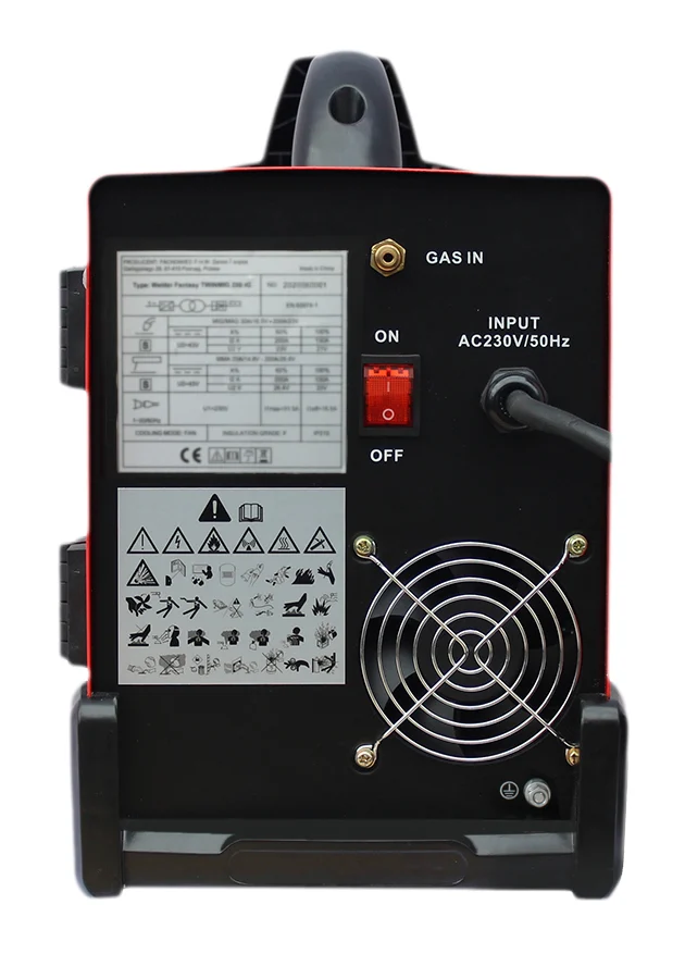 Półautomat spawalniczy 2w1 TWINMIG 200A-IG reg. indukcyjności. MIG/MAG/FCAW/MMA Welder Fantasy 230V, zdjęcie 4