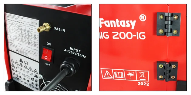 Półautomat spawalniczy 2w1 TWINMIG 200A-IG reg. indukcyjności. MIG/MAG/FCAW/MMA Welder Fantasy 230V, zdjęcie 7