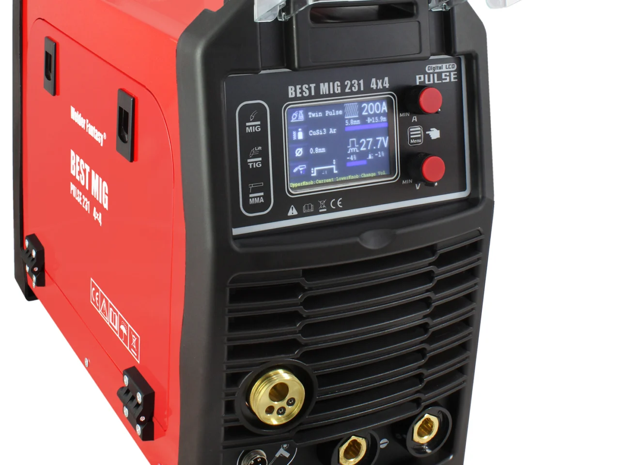 Półautomat spawalniczy 3w1 BEST MIG 231 4x4 MIG/MAG / PULS / PODWÓJNY PULS / MMA Welder Fantasy 230V