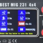 Półautomat spawalniczy 3w1 BEST MIG 231 4x4 MIG/MAG / PULS / PODWÓJNY PULS / MMA Welder Fantasy 230V, zdjęcie 4